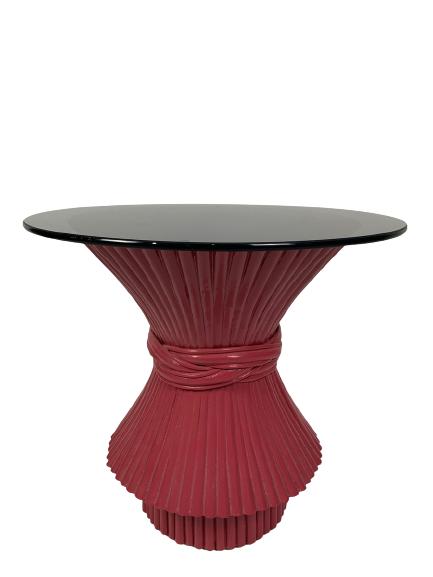 MID CENTURY McGUIRE SHEAF OF WHEAT END TABLE 20" (1 of 5)