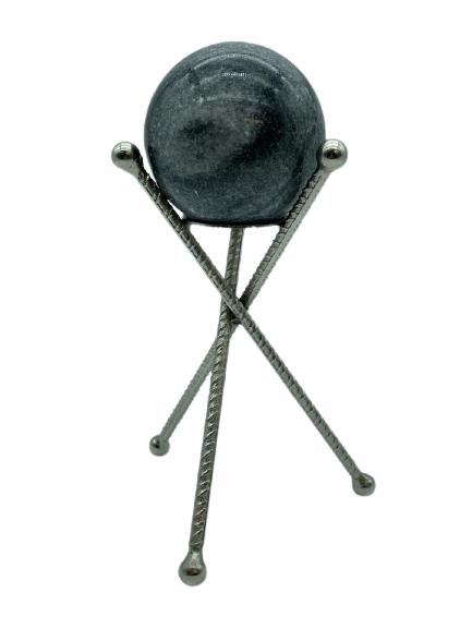 MODERN SUSPENDED SPHERE SCULPTURE 11" (1 of 3)