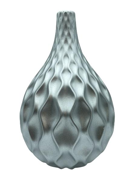 POST MODERN STYLE GEOMETRIC CERAMIC VASE 13" (1 of 4)