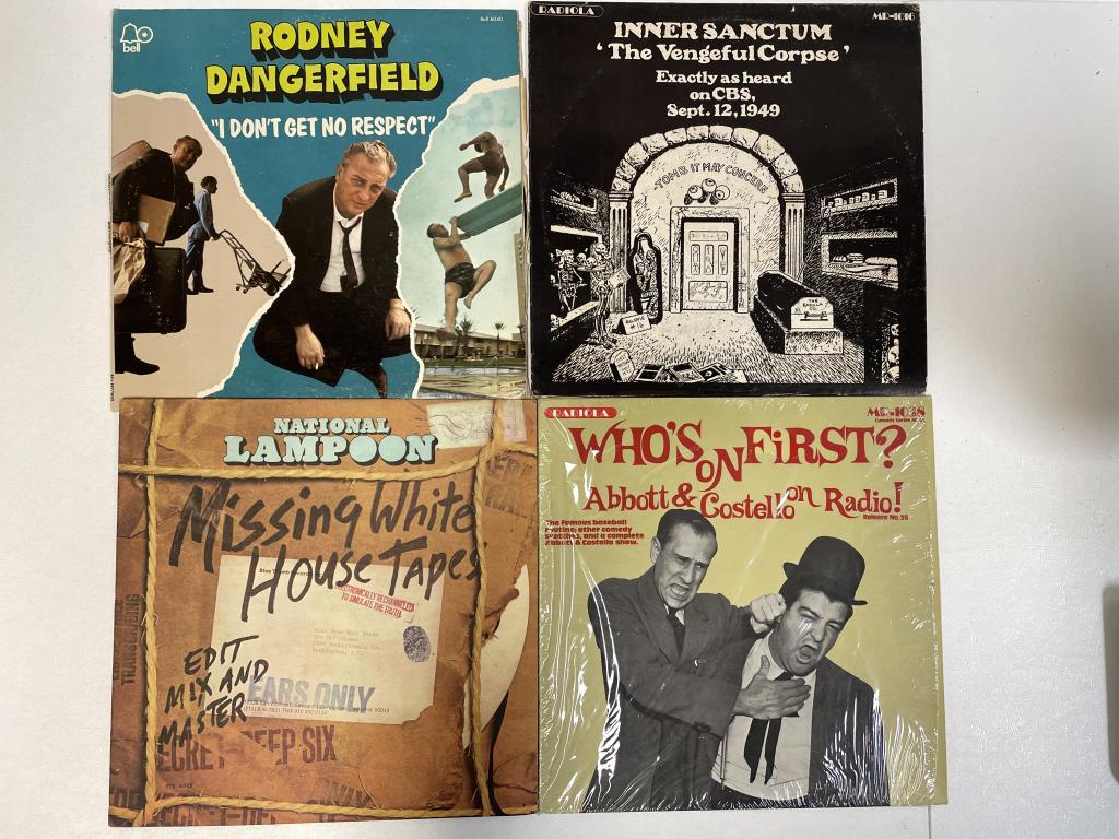 4 STAND UP COMEDY COMEDIAN RECORD ALBUMS (1 of 1)