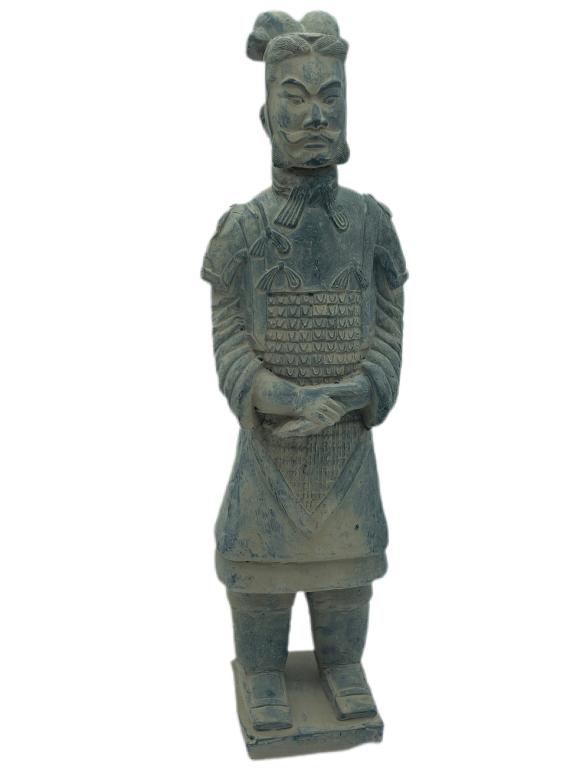 VTG HEAVY ASIAN COMPOSITE FIGURINE (1 of 4)