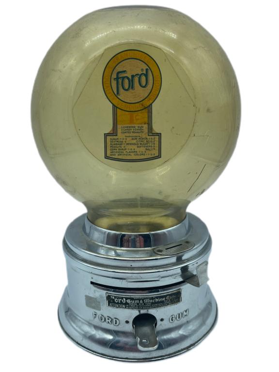 VINTAGE FORD GUM MACHINE: VINTAGE FORD GUM MACHINE