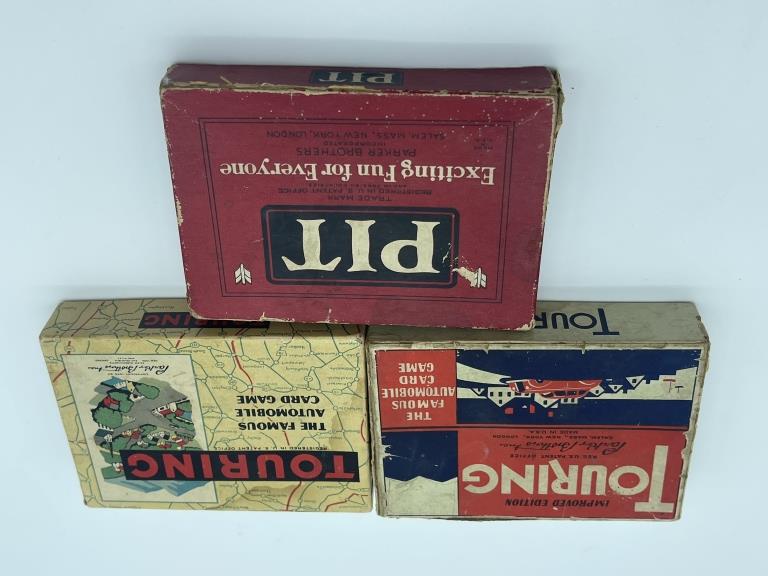 LOT OF 3 VINTAGE CARD GAMES: LOT OF 3 VINTAGE CARD GAMES