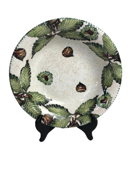 VTG POTTERY BARN FIGS & LEAVES SERVING BOWL 13.25" (1 of 4)