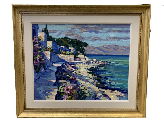 HOWARD BEHRENS HAND EMBELLISHED GICLEE PRINT 43" (1 of 9)