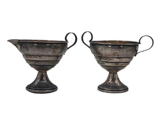 VINTAGE STERLING SUGAR & CREAMER SET (1 of 4)