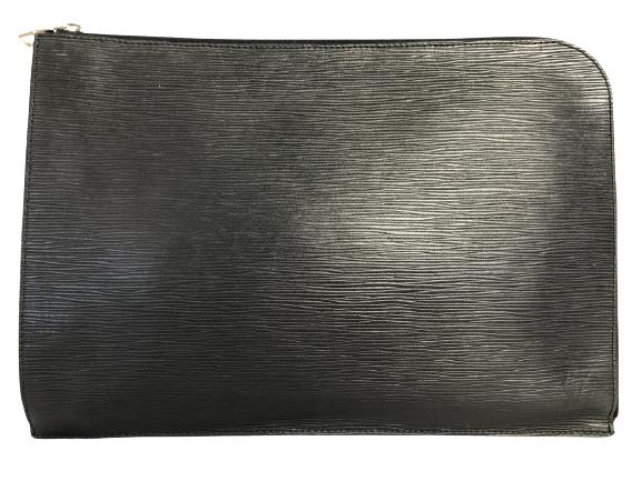 LOUIS VUITTON BLACK EPI LEATHER DOCUMENTS POUCH (1 of 5)