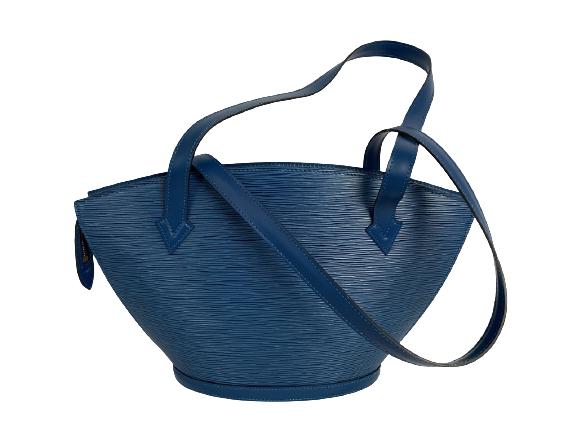 LOUIS VUITTON BLUE EPI LEATHER ST. JACQUES BAG (1 of 4)