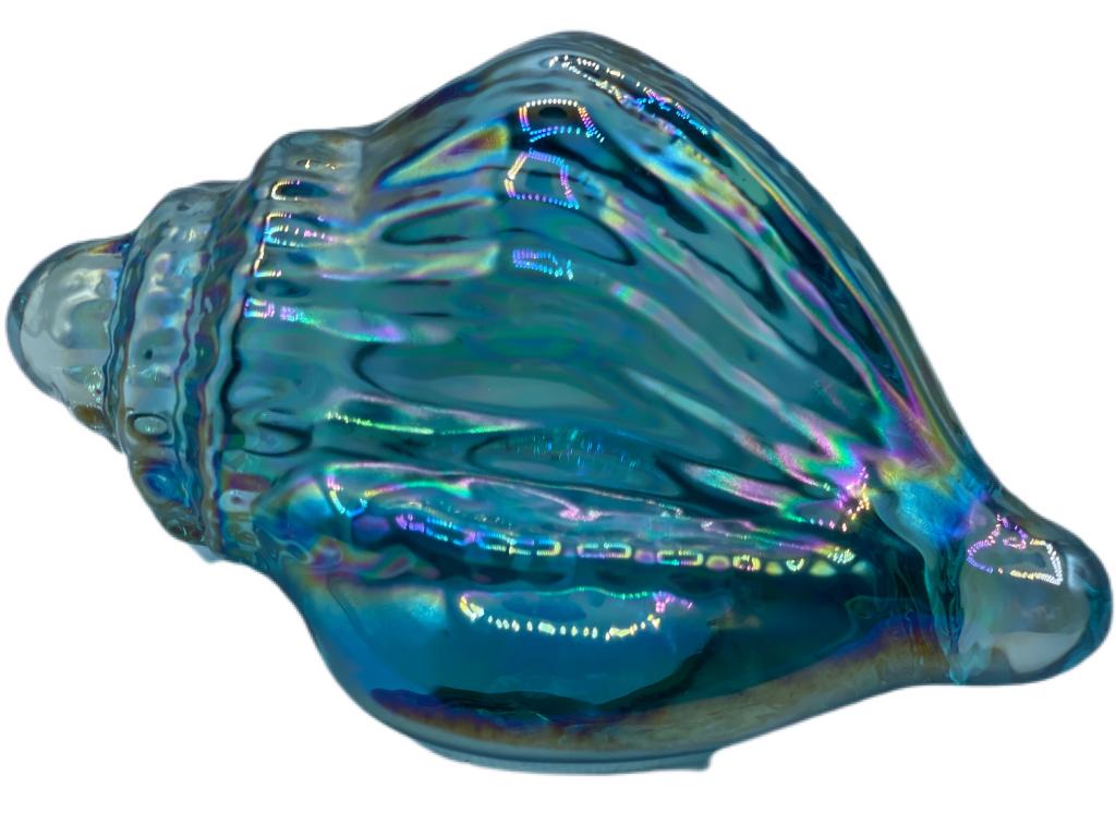 MURANO INSPIRED BLUE SEA SHELL (1 of 1)