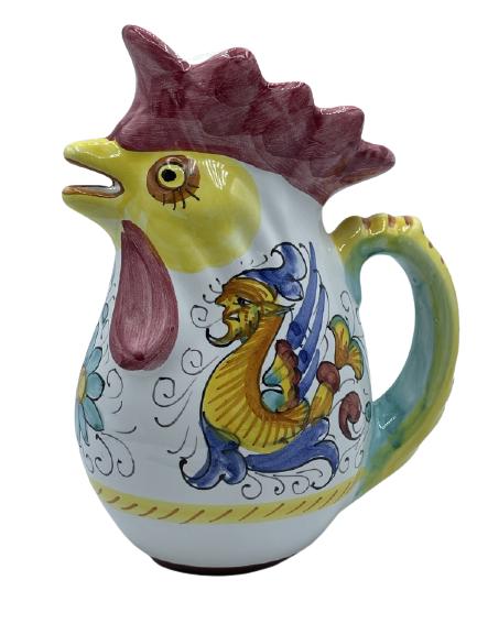 WILLIAM SONOMA CERAMIC HAND PAINTED PITCHER (1 of 5)