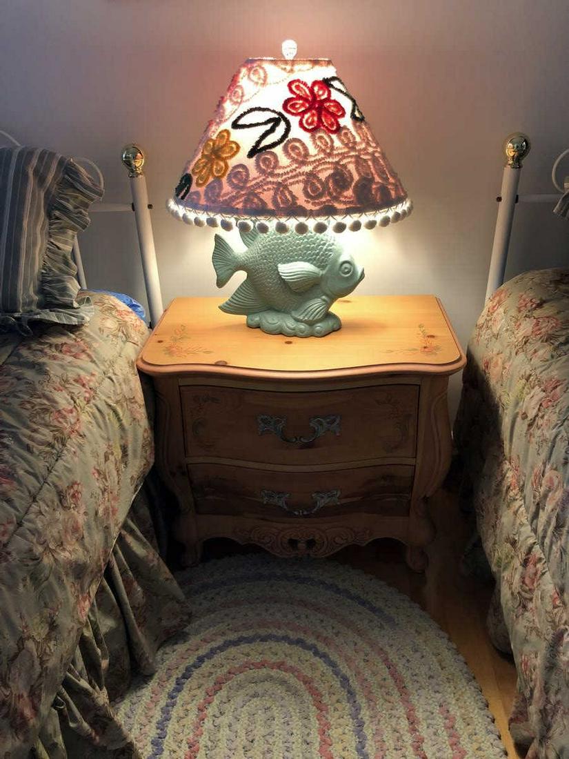 COTTAGECODE PAINTED WOOD BEDSIDE CHEST (1 of 3)