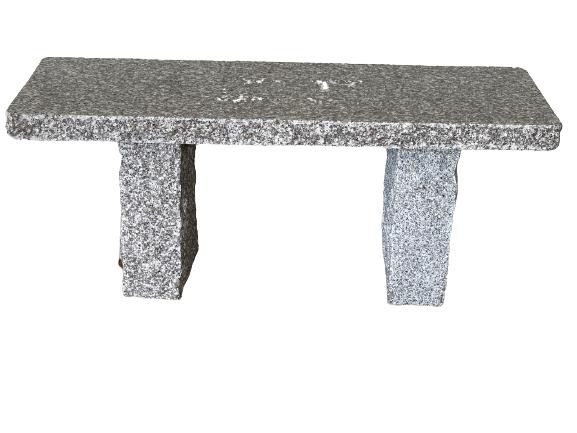 GRANITE SLAB OUTDOOR GARDEN BENCH (1 of 4)