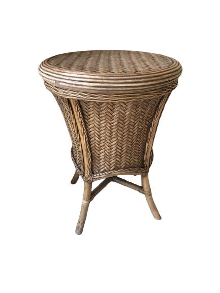 VINTAGE TOMMY BAHAMA STYLE RATTAN TABLE (1 of 2)