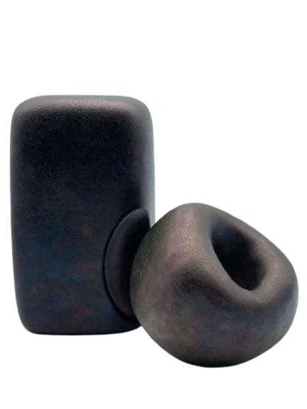 SET/2 VTG ABSTRACT ITALIAN CERAMIC POTTERY PIECES (1 of 6)