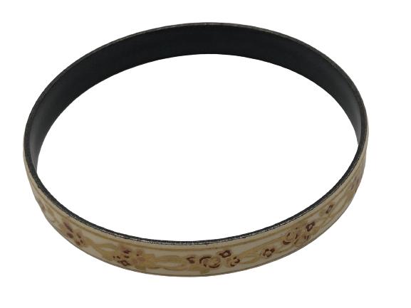 VTG MICHAELA FREY METAL & ENAMEL BANGLE BRACELET (1 of 5)