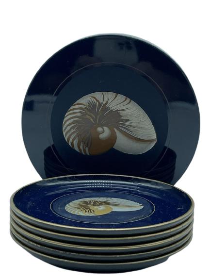 SET/6 VTG OTAGIRI NAUTILUS BOXED LACQUER COASTERS (1 of 5)