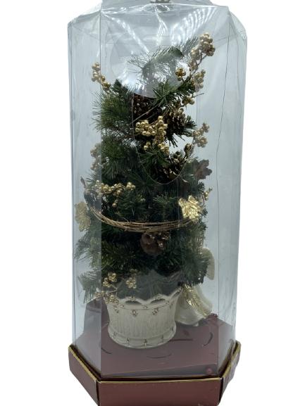 VTG LENOX HOLIDAY 2004 ANGEL & TREE IN CACHEPOT (1 of 4)