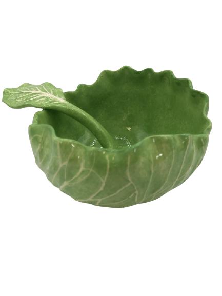 VTG DODIE THAYER LETTUCE WARE SMALL DISH & SPOON (1 of 9)