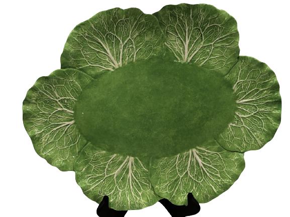 VTG DODIE THAYER LETTUCE WARE PLATTER 17" (1 of 7)