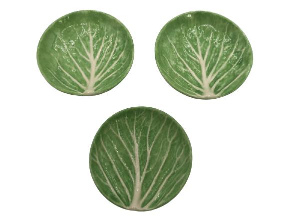 SET/3 VTG DODIE THAYER LETTUCE WARE SMALL PLATES (1 of 6)