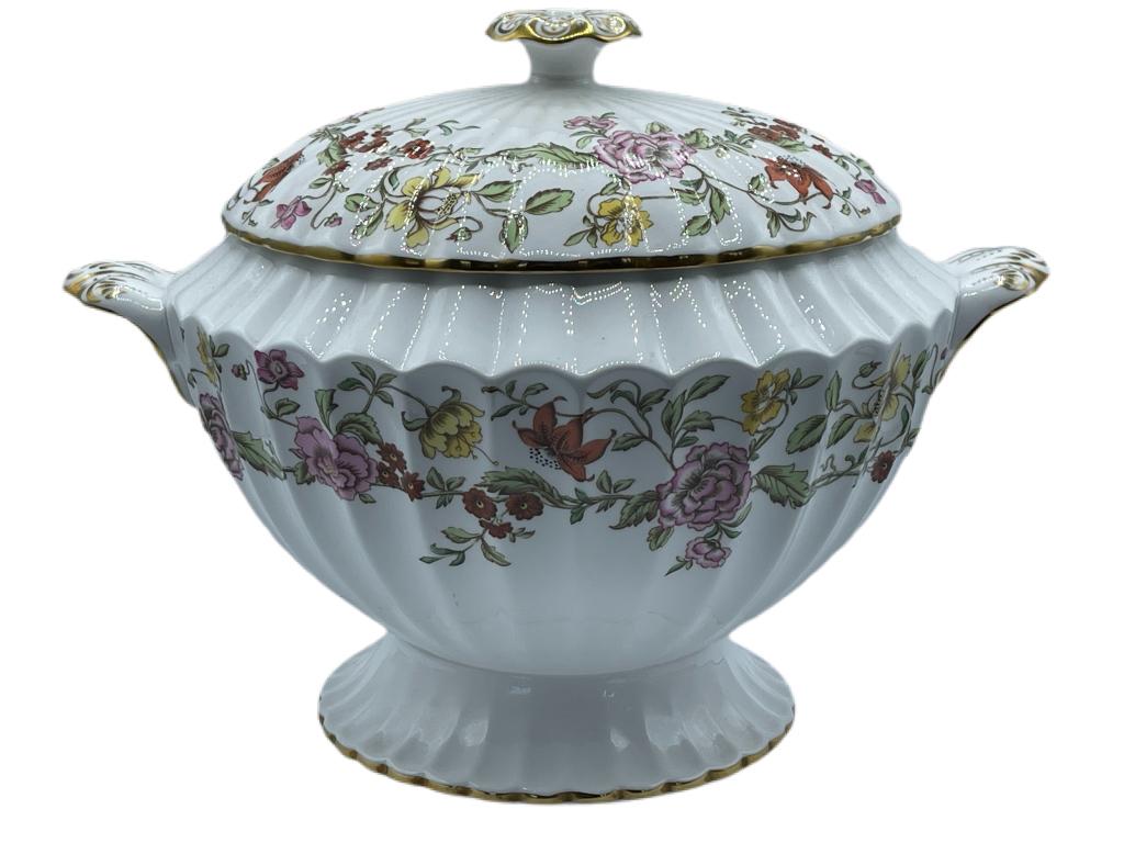 SPODE FLORAL TAPESTRY ROUND SOUP TUREEN (1 of 4)