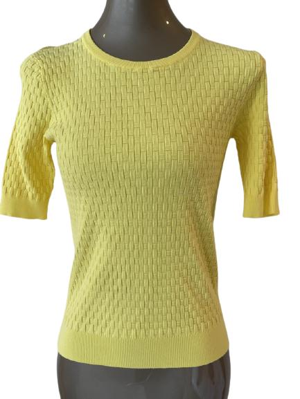ESCADA DESIGNER YELLOW SWEATER SZ S (1 of 3)