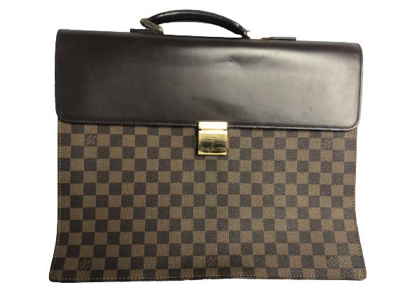 LOUIS VUITTON ALTON BROWN COATED CANVAS ATTACHE (1 of 4)