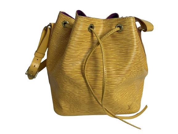LOUIS VUITTON YELLOW EPI LEATHER NOE SHOULDER BAG (1 of 4)