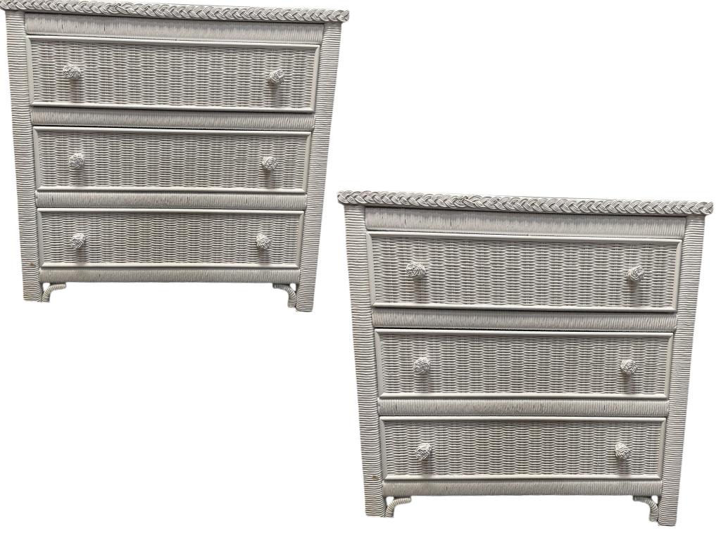 PAIR OF HENRY LINK LEXINGTON END TABLE DRESSERS (1 of 9)