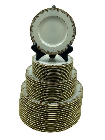 39 PIECE LENOX "ESSEX" PLATE SET (3 SIZES) (1 of 1)