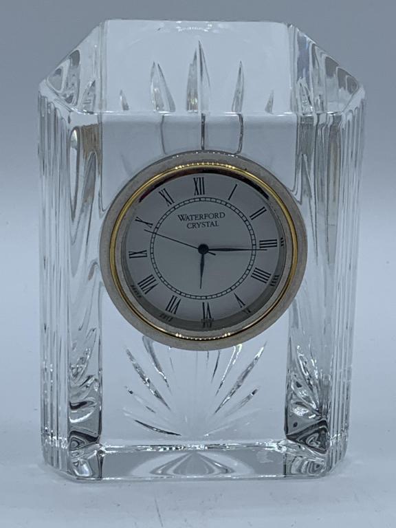 VINTAGE WATERFORD CRYSTAL CLOCK 3.75" HIGH Aug 09, 2021 DejaVu Estate Sales & Auctions, LLC
