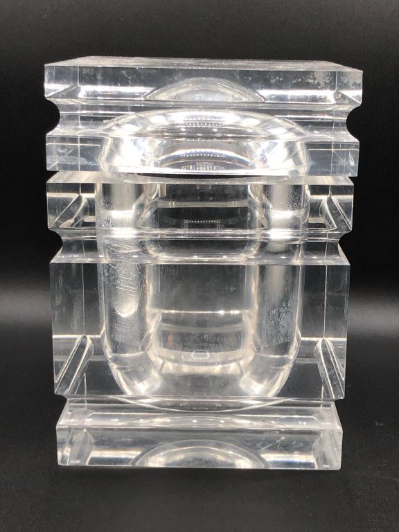 VTG KAZAN MID-CENTURY MODERN LUCITE ICE BUCKET (1 of 8)