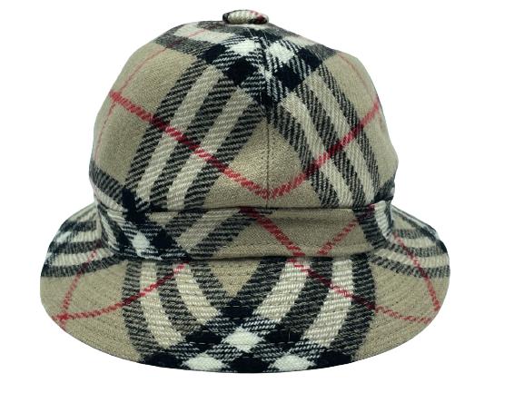 VINTAGE BURBERRY CLASSIC PLAID RAIN HAT SZ M (1 of 3)