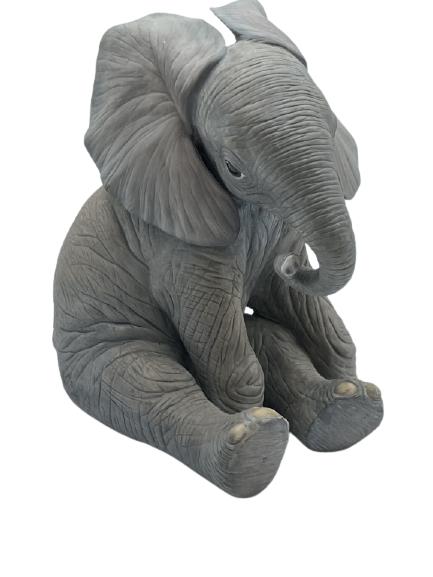 LENOX "AFRICAN ELEPHANT CALF" 1991: LENOX "AFRICAN ELEPHANT CALF" 1991 -SMITHSONIAN INSTITUTION
