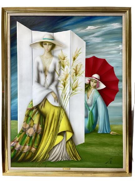 PHILLIP AUGE ORIGINAL OIL PAINTING 57" (1 of 10)