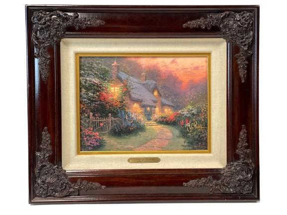 THOMAS KINKADE "GLORY OF EVENING" GICLEE PRINT 20" (1 of 10)