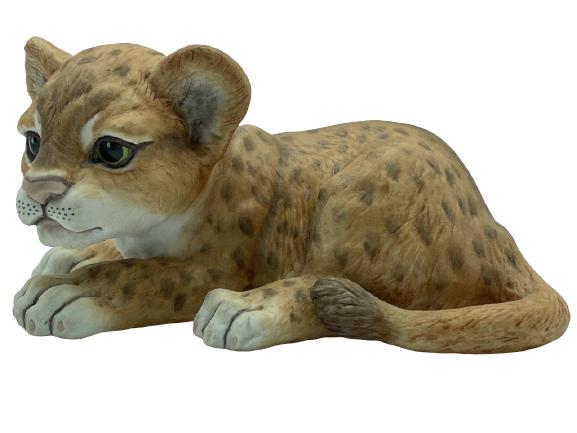 BOEHM "LION CUB" BISQUE PORCELAIN FIGURINE 6" (1 of 3)