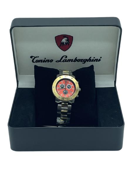 NEW TONINO LAMBORGHINI TWO TONE WATCH IN BOX (1 of 7)