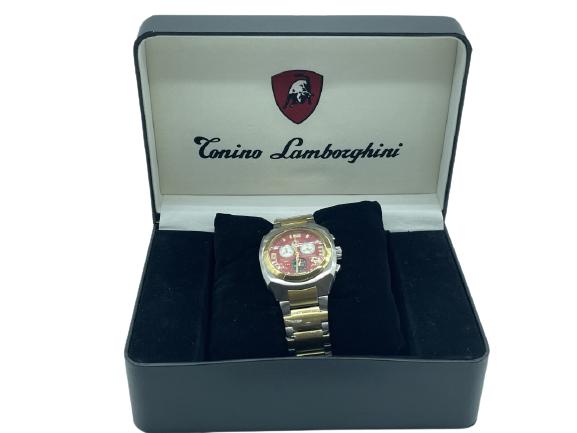 NEW TONINO LAMBORGHINI TWO TONE WATCH IN BOX (1 of 8)