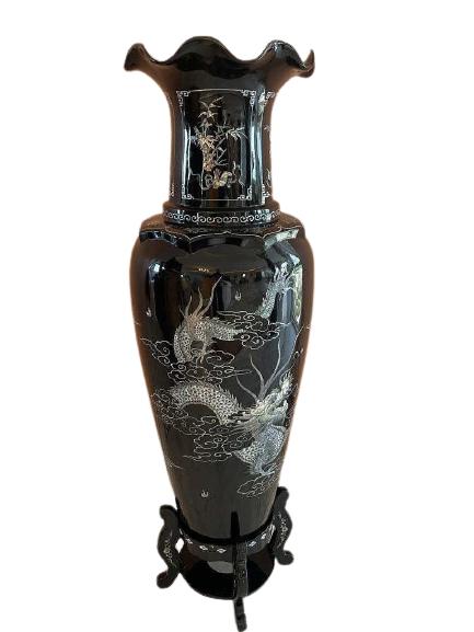 LARGE DECORATIVE BALUSTER STYLE VASE 55" (1 of 6)
