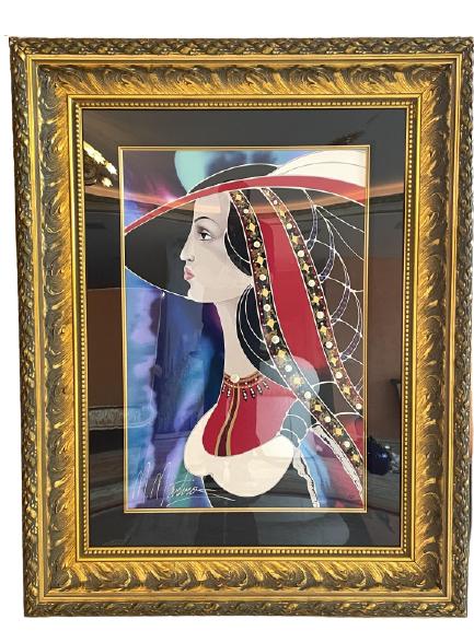 MARTIROS MANOUKIAN "ROYAL LADY"  SERIGRAPH 47" (1 of 3)