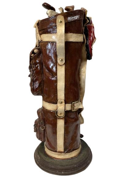 VINTAGE STYLE GOLF BAG BOOK SHELF STORAGE (1 of 8)