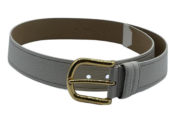 PRADA CREAM COLORED LEATHER BELT: PRADA CREAM COLORED LEATHER BELT -MADE IN ITALY-30/75