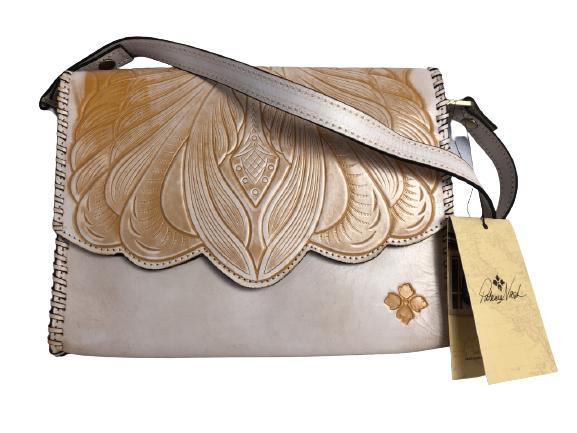 NWT PATRICIA NASH TOOLED LEATHER SHOULDER BAG (1 of 7)