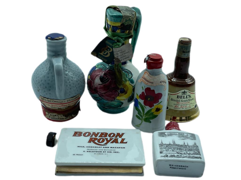 COLLECTIBLE SET OF MINI SHOTS: -NOT SOLD FOR ANY LIQUOR CONTENT-DECORATIVE DISPLAY ONLY