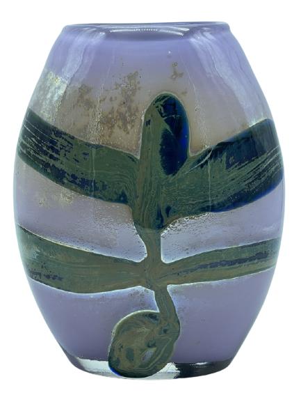 VINTAGE MODERN VAL ST. LAMBERT GLASS VASE 11" (1 of 13)