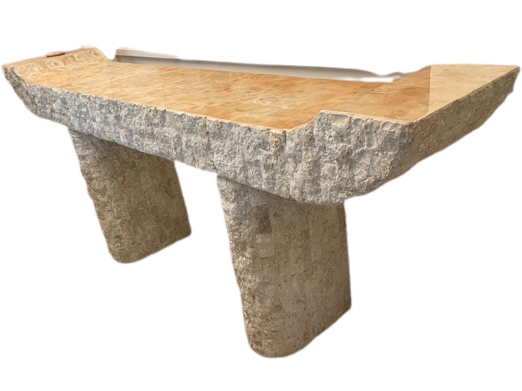 MID CENTURY MODERN GRANITE  BUFFET CONSOLE (1 of 2)