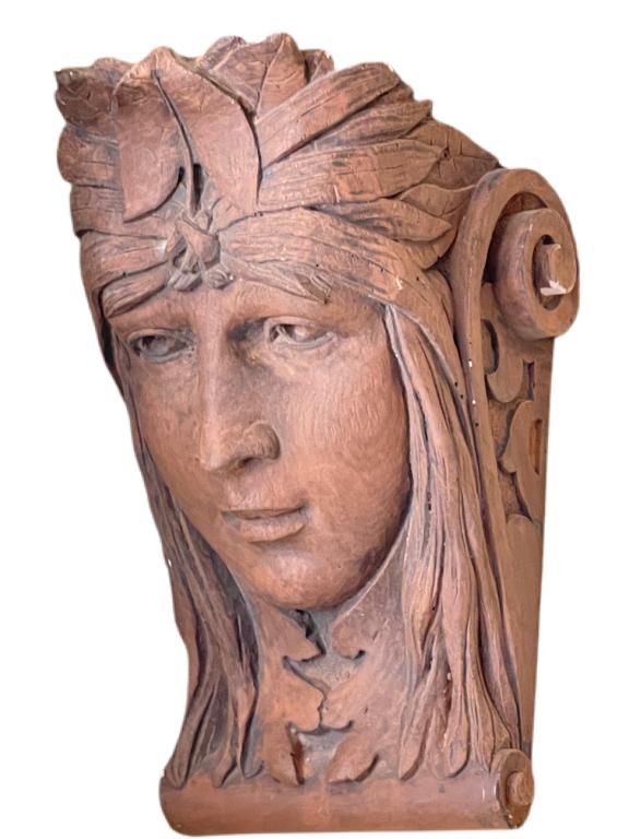 ANTIQUE TERRACOTTA WALL SCONCE (1 of 1)