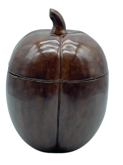 MAITLAND SMITH STYLE CARVED APPLE KEEPSAKE BOX 12" (1 of 4)