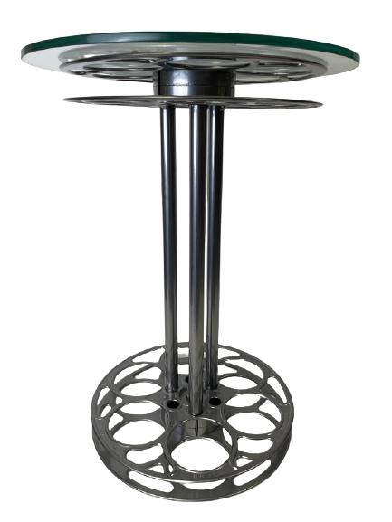 VINTAGE 35MM MOVIE REEL CUSTOM SIDE TABLE 25" (1 of 5)
